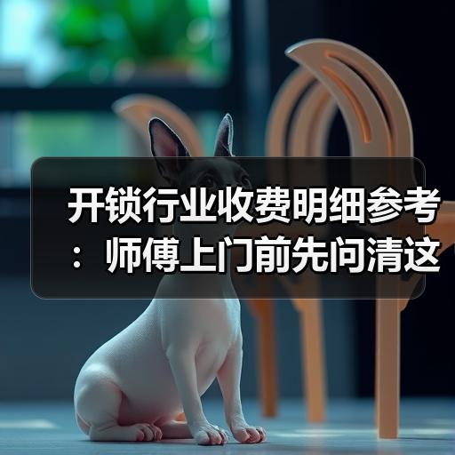 开锁行业收费明细参考：师傅上门前先问清这5项费用