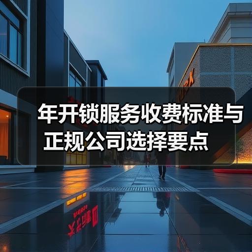 年开锁服务收费标准与正规公司选择要点