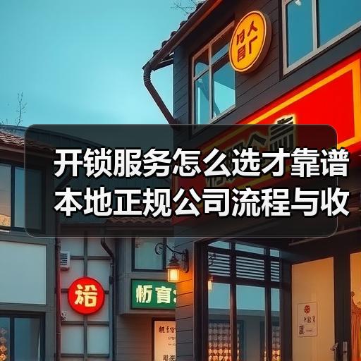 开锁服务怎么选才靠谱 本地正规公司流程与收费参考