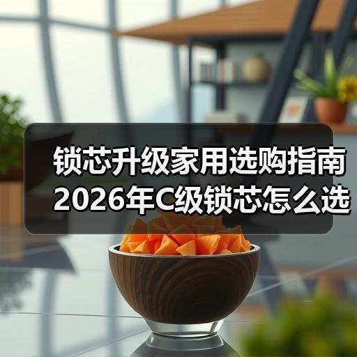 锁芯升级家用选购指南 2026年C级锁芯怎么选更安全