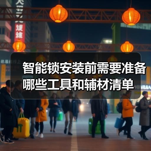 智能锁安装前需要准备哪些工具和辅材清单